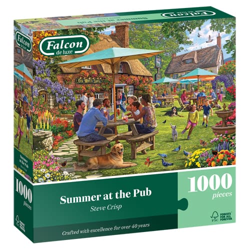Falcon de Luxe - Summer at the Pub - 1000 Piece Jigsaw Puzzle