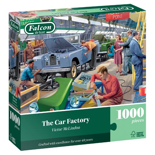 Falcon de Luxe - The Car Factory - 1000 Piece Jigsaw Puzzle