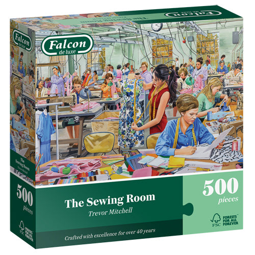 Falcon de Luxe - The Sewing Room - 500 Piece Jigsaw Puzzle