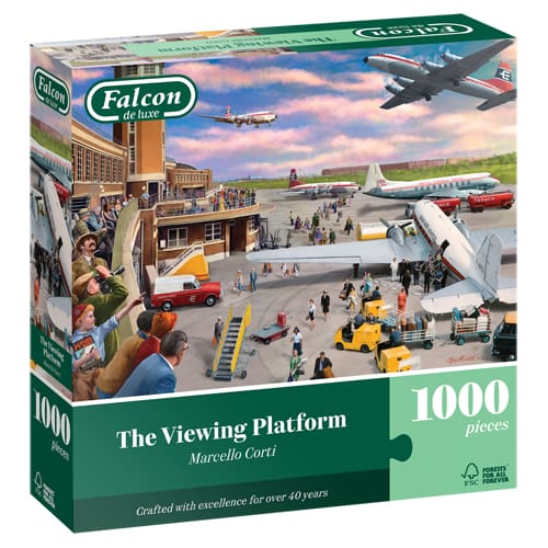 Falcon de Luxe - The Viewing Platform - 1000 Piece Jigsaw Puzzle