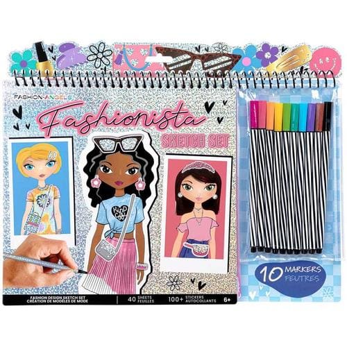 Fashion Angels - Fashionista Sketch Portfolio with Markers