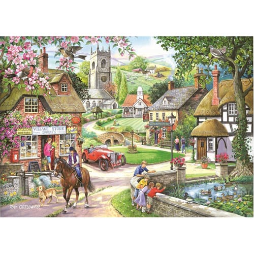 Feeding The Ducks 1000 Piece Puzzle
