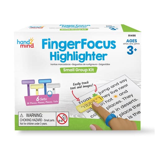 FingerFocus Highlighters Small Group Set