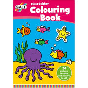 First Sticker Colouring Book