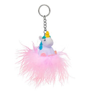 Flashing Unicorn Keychain