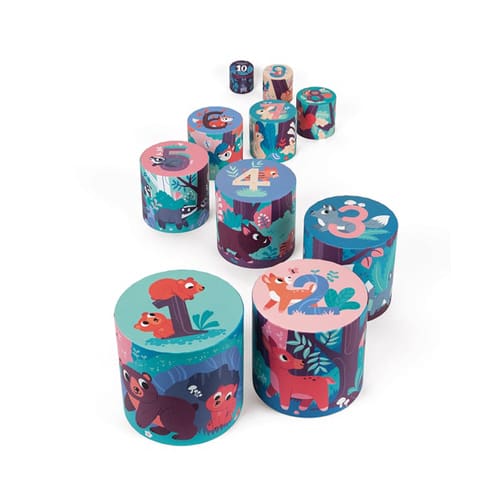 Forest Animal Round Stacking Pyramid