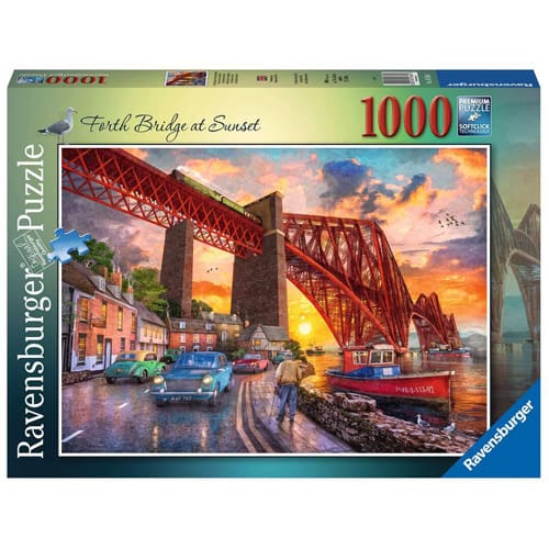 Forth Bridge at Sunset, 1000 Pieces