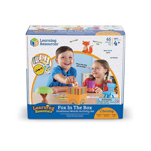 Fox in the Box Positional Words Activity Set