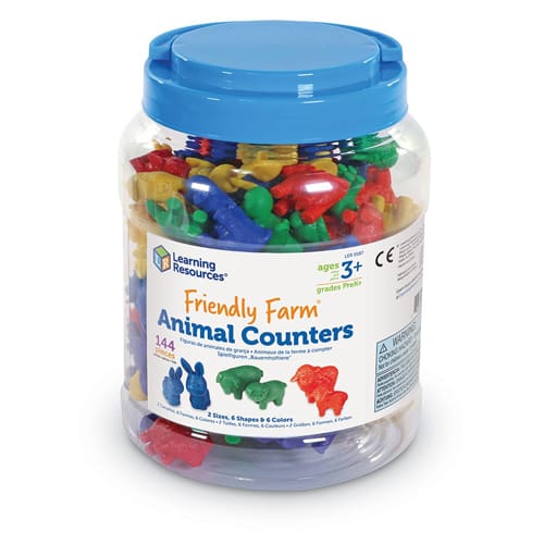 Friendly Farm Animal Counters (Set of 144)
