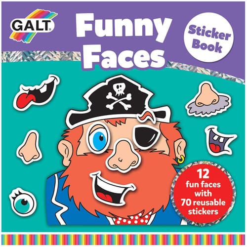 Funny Faces Sticker Book