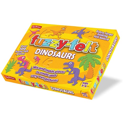 Fuzzy-Felt Dinosaur Set