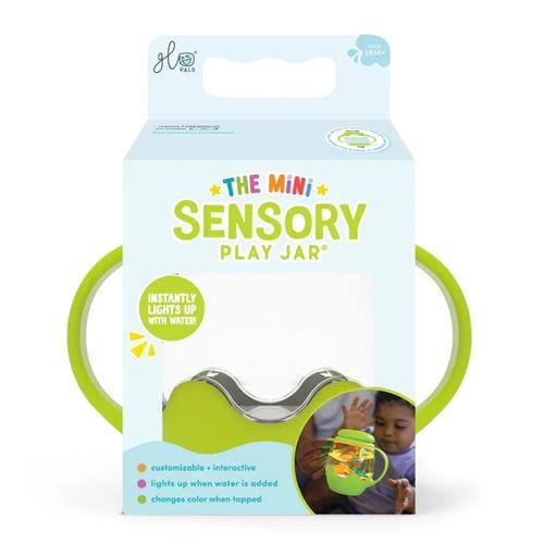 GLO Pals Mini Sensory Play Jar Green
