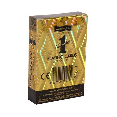 GOLD - Waddingtons No1 Playing Cards