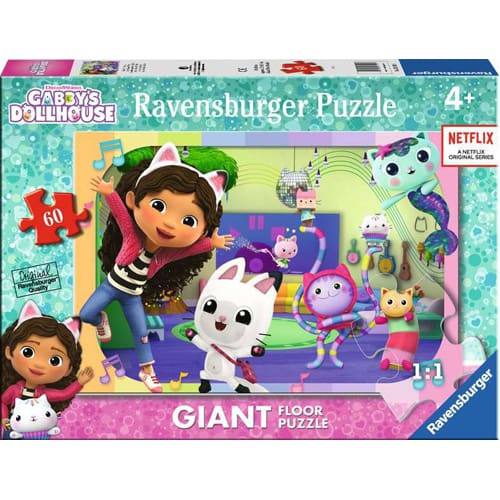 Gabby's Dollhouse, Giant Floor Puzzle, 60pc