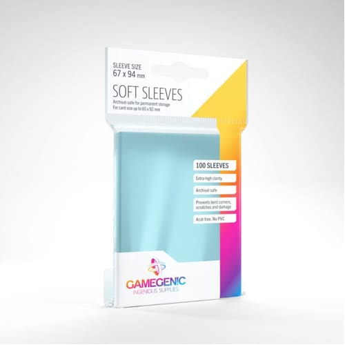 Gamegenic Just Sleeves: Soft Sleeves (100)
