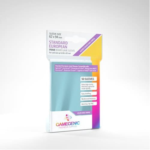 Gamegenic Just Sleeves: Standard Card Game Clear (50)