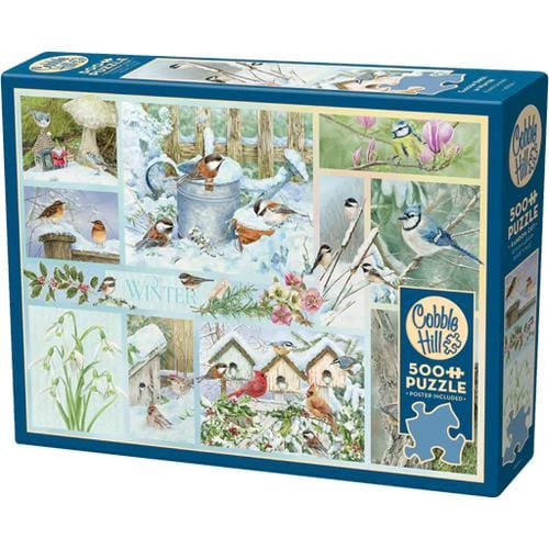 Garden Birds in Winter Puzzle (500 Pieces)