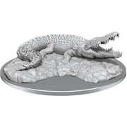 Giant Crocodile: WizKids Deep Cuts Unpainted Miniatures (W21)