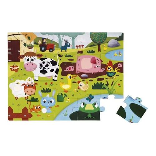 Giant Tactile Puzzle Farm Animals