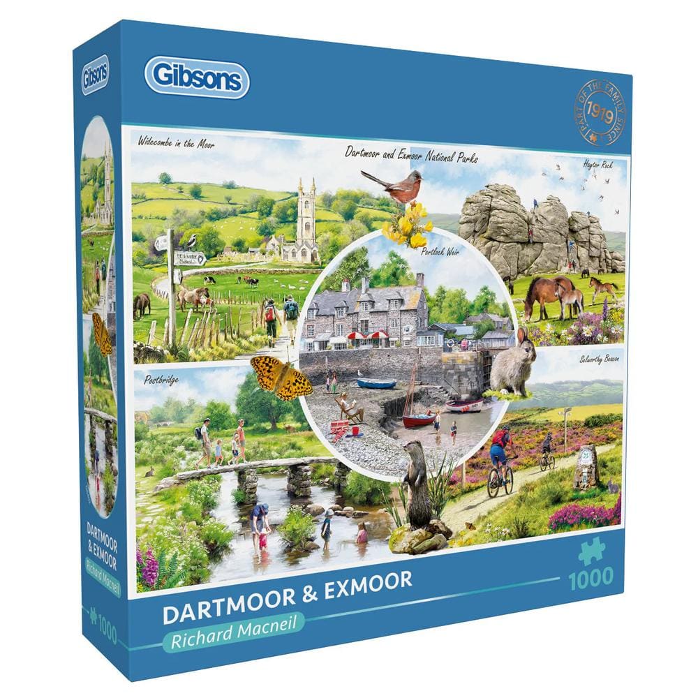 Gibsons: Dartmoor & Exmoor (1000 Pieces)