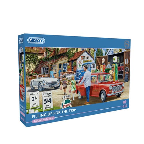 Gibsons - Filling Up for the Trip - 636 Piece Jigsaw Puzzle