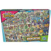 Gibsons - Jokesaws - Barmy Britain - 1000 Piece Jigsaw Puzzle