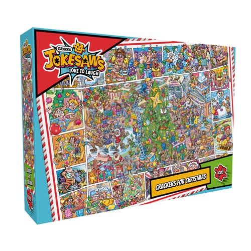 Gibsons: Jokesaws: Crackers for Christmas Puzzle (1000 Pieces)