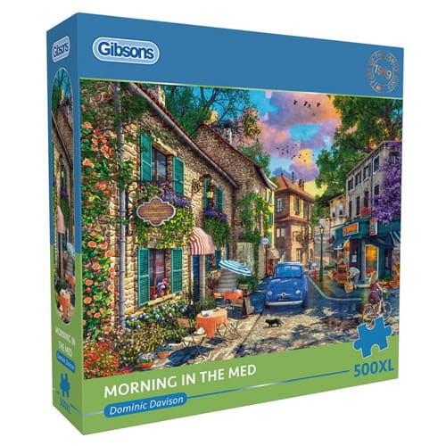 Gibsons - Morning in the Med - 500XL Piece Jigsaw Puzzle