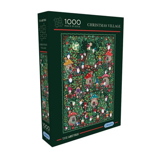 Gibsons: The Art File: Christmas Village Puzzle (1000 Pieces)
