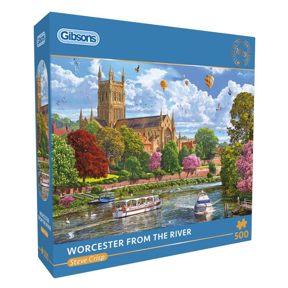 Gibsons Worcester From the River 500 Piece