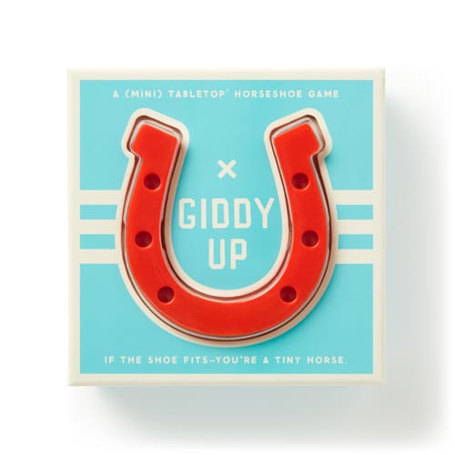 Giddy Up Tabletop Horseshoes Game