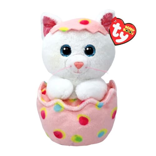 Giggles Cat in Egg Beanie Boo