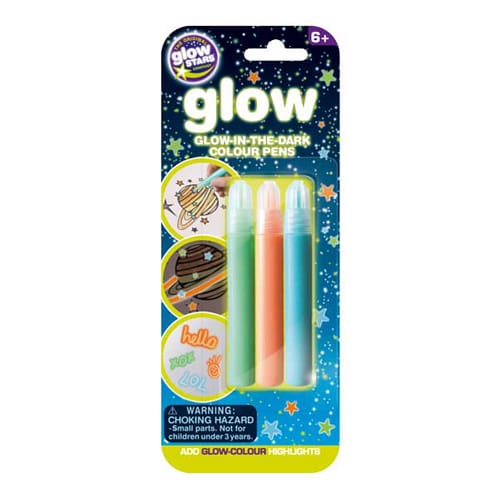Glow-in-the-dark Colour Pens