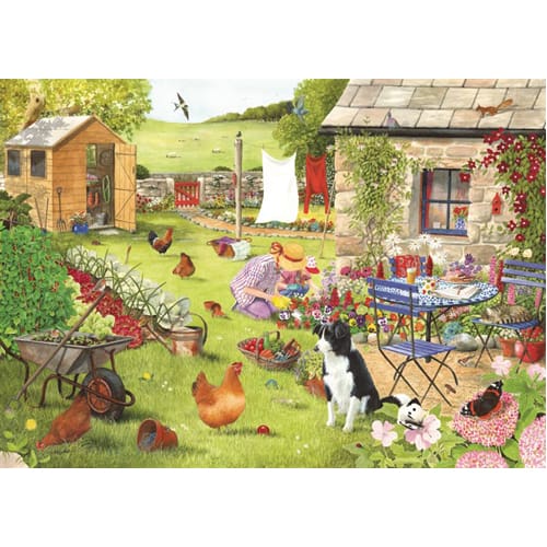Grandma's Garden BIG 500 Puzzle