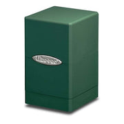 Green Satin Tower Deck Box