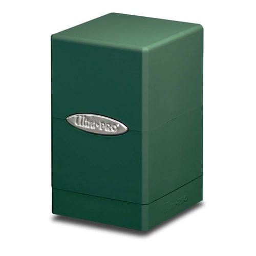 Green Satin Tower Deck Box