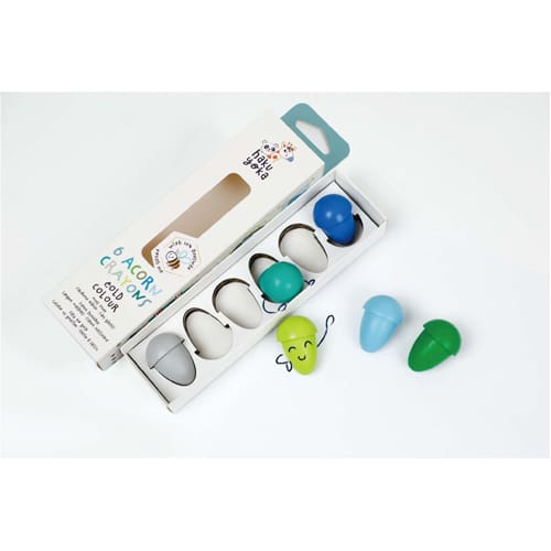 Haku Yoka 6 Acorn Crayons - Cold