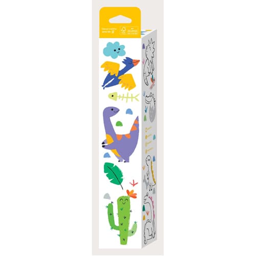 Haku Yoka Colouring Roll Kit - Dino World