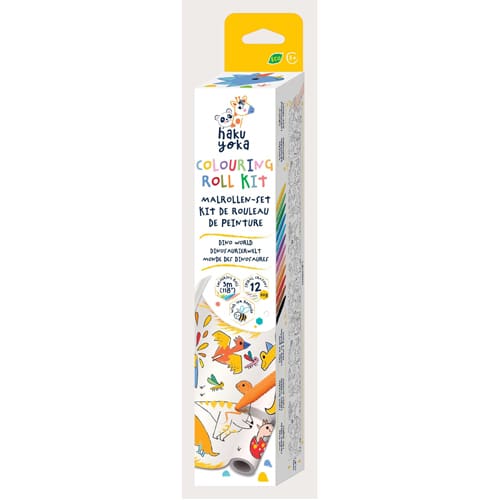 Haku Yoka Colouring Roll Kit - Dino World