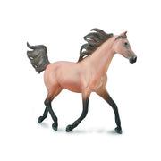 Half Arabian Stallion Dunskin - Deluxe 1:12 Scale