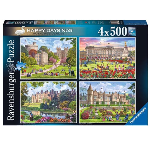 Happy Days No 4, Royal Residences (4x 500 pieces)