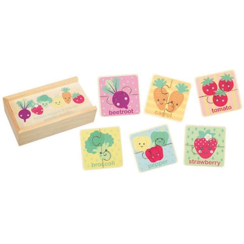 Happy Veggies & Friends Puzzle Set