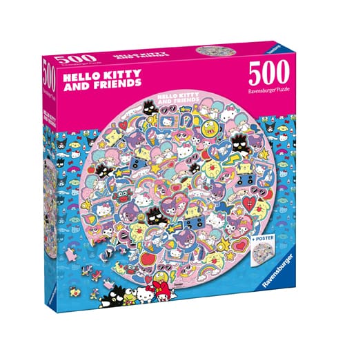 Hello Kitty Circular Puzzle - 500 Pieces