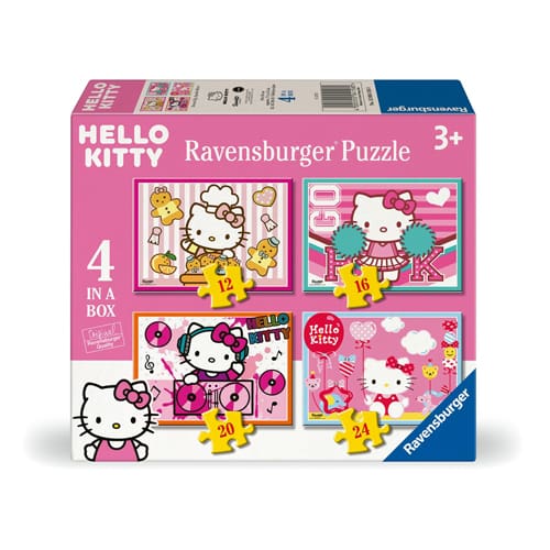 Hello Kitty Puzzle - 4 in a Box