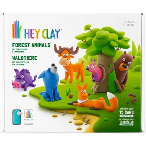 Hey Clay Forest Animals 15 can Set