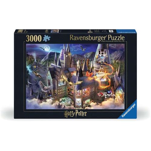 Hogwarts Castle at night Puzzle (3000 Pieces)