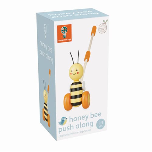 Honey Bee Boxed Push Along