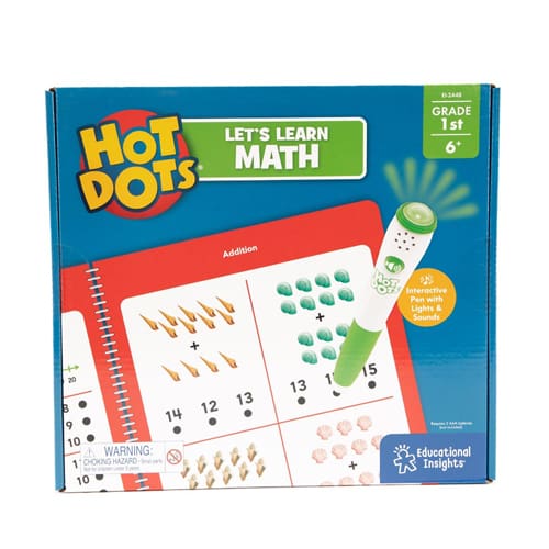Hot Dots Let's Learn Math 1st Grade