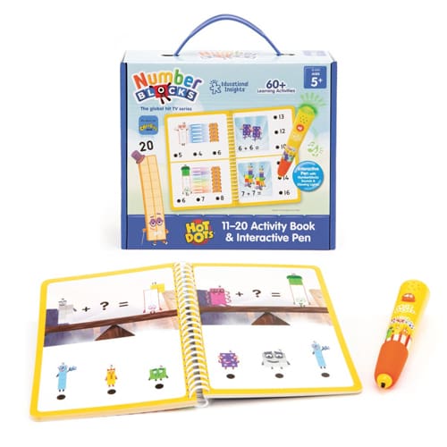 Hot Dots Numberblocks 11-20 Activity Book & Interactive Pen
