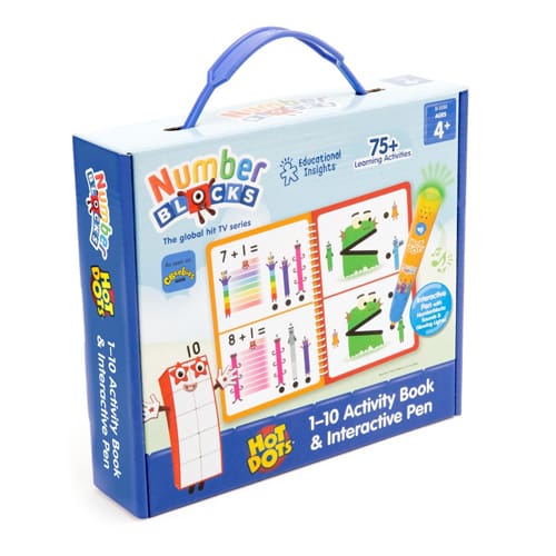 Hot Dots Numberblocks 110 Activity Book
